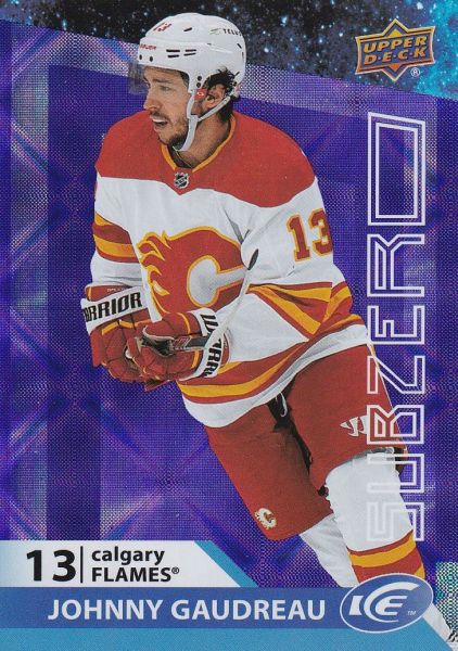 insert karta JOHNNY GAUDREAU 21-22 UD Ice Subzero číslo SZ-16